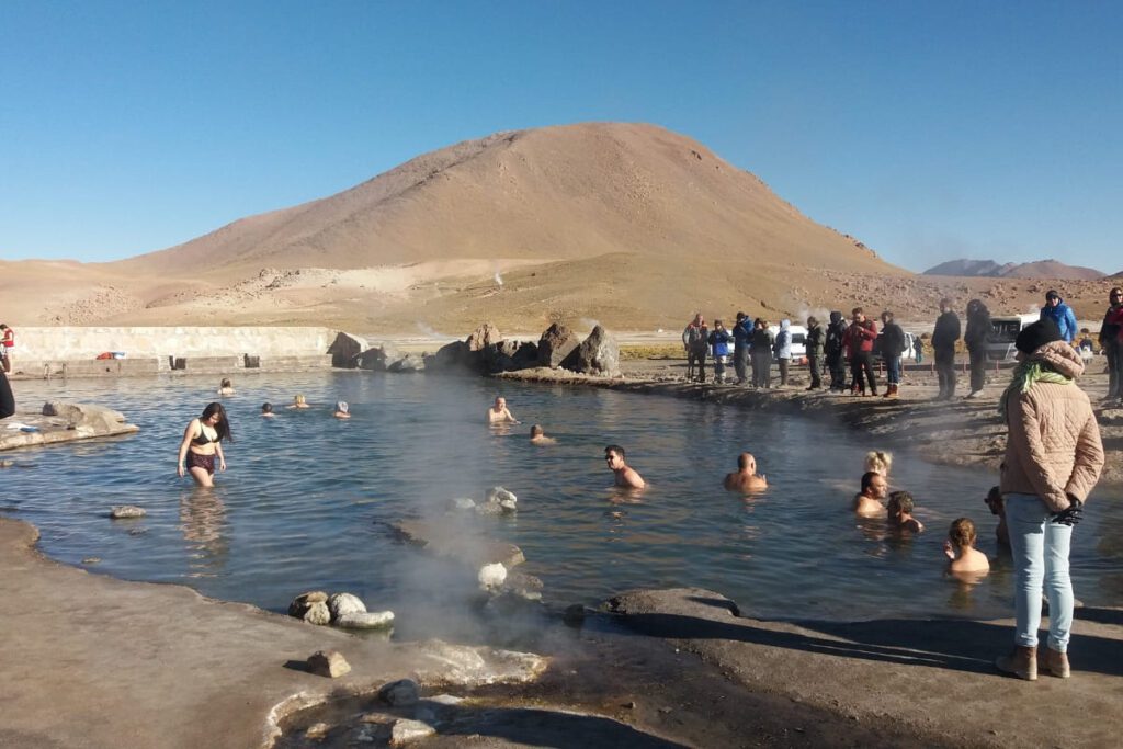 Chile Atacama Geiser del tattio laguna